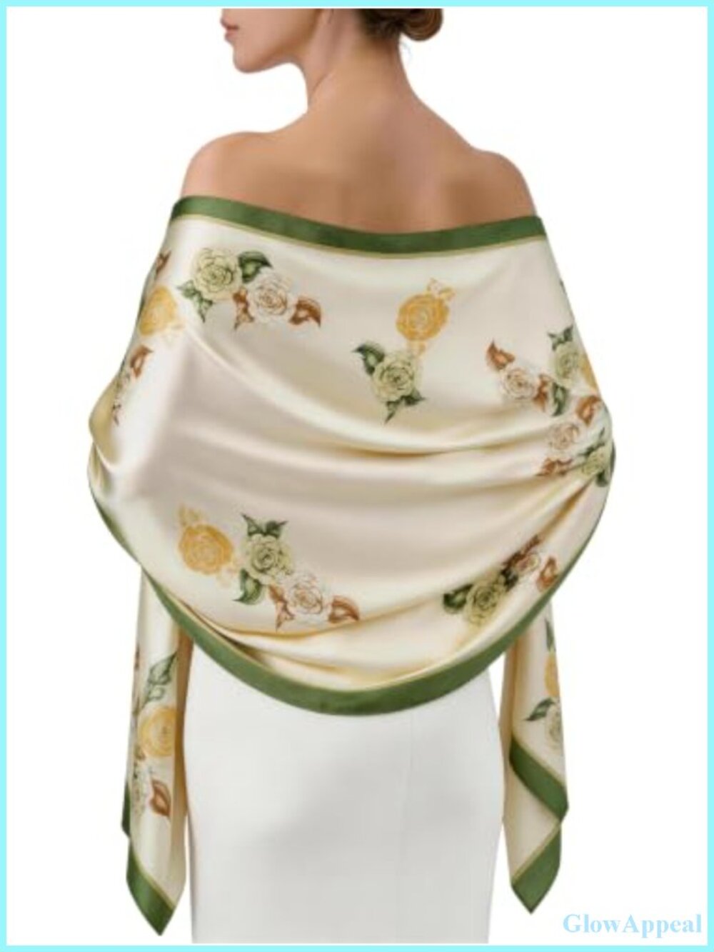 Elegant Long Chiffon Shawl, Silk-Like Formal Wrap Scarf for Evening Gowns,